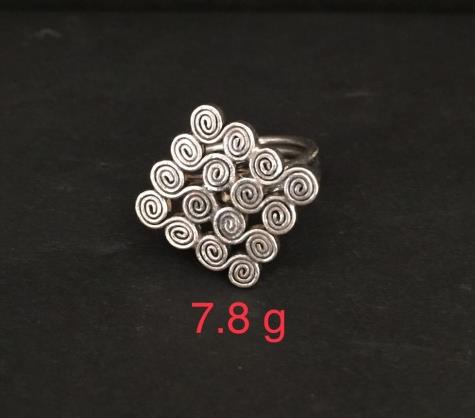 Thai Karen Hill Tribe Silver Ring 20RR005