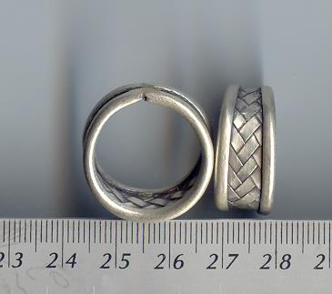 Thai Karen Hill Tribe Silver Woven Ring RR014 