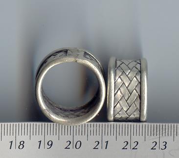 Thai Karen Hill Tribe Silver Woven Ring RR015 