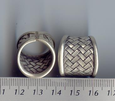 Thai Karen Hill Tribe Silver Woven Ring RR016 