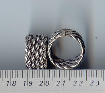 Thai Karen Hill Tribe Silver Woven Ring RR021 