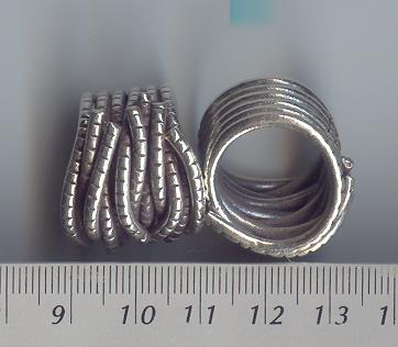 Thai Karen Hill Tribe Silver Rugged Wire Wrapped Ring RR062 
