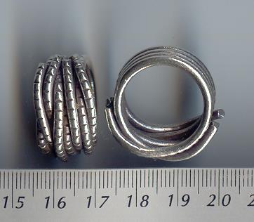 Thai Karen Hill Tribe Silver Rugged Wire Wrapped Ring RR063 