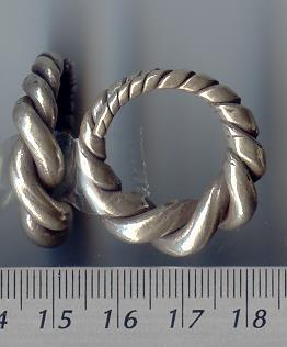Thai Karen Hill Tribe Silver Wire Twist Ring RR102 