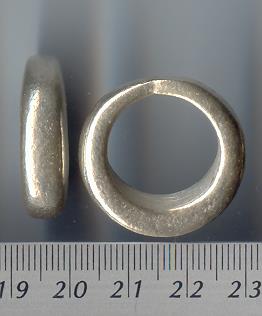Thai Karen Hill Tribe Silver Brushed Plain Ring RR103 