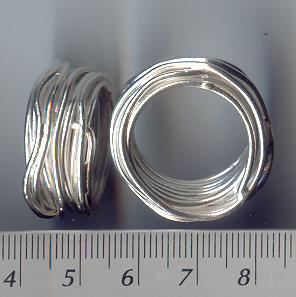 Thai Karen Hill Tribe Silver White Wire Ring RR145 