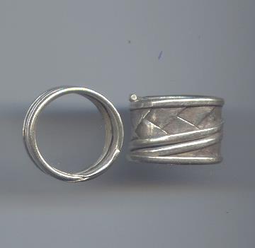 Thai Karen Hill Tribe Silver Wired Ring RR166 