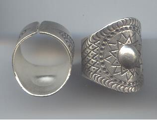 Thai Karen Hill Tribe Silver Ring RR186