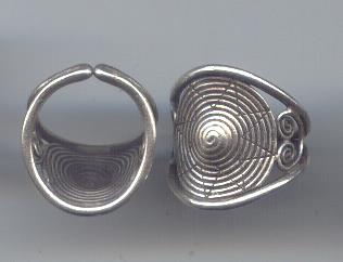 Thai Karen Hill Tribe Silver Ring RR188