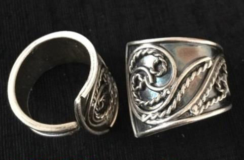 Thai Karen Hill Tribe Silver Ring RR338