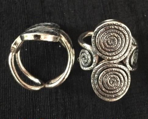Thai Karen Hill Tribe Silver Ring RR341