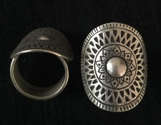 Thai Karen Hill Tribe Silver Ring RR368