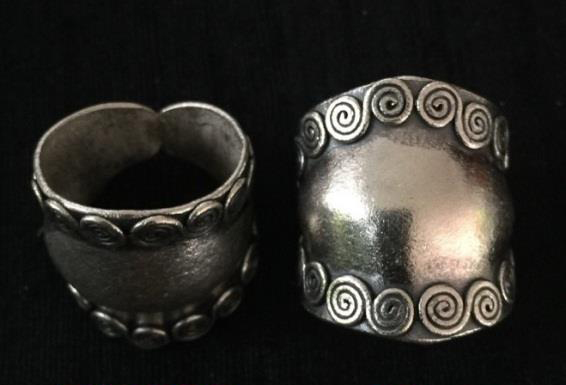 Thai Karen Hill Tribe Silver Ring RR396