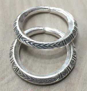 Thai Karen Hill Tribe Silver Ring RR455