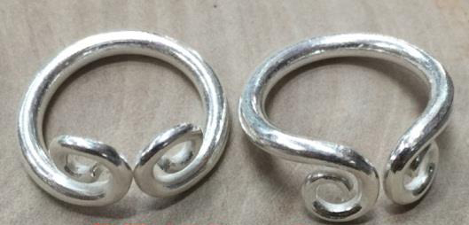 Thai Karen Hill Tribe Silver Ring RR459