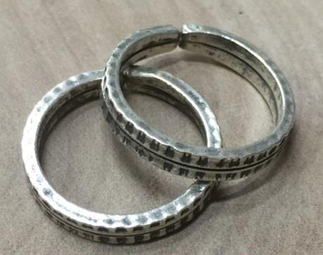 Thai Karen Hill Tribe Silver Ring RR465