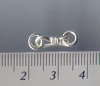 Thai Karen Hill Tribe Toggles and Findings Silver Plain Hook TG001 