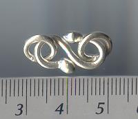 Thai Karen Hill Tribe Toggles and Findings Silver Plain S-Clasps TG007 