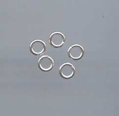 Thai Karen Hill Tribe Toggles and Findings Silver Plain Jump Ring TG083 
