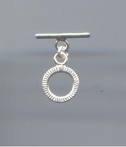 THAI KAREN HILL TRIBE TOGGLES AND FINDINGS SILVER TG116 