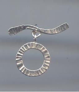 THAI KAREN HILL TRIBE TOGGLES AND FINDINGS SILVER TG122 