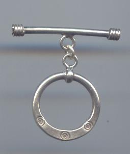 Thai Karen Hill Tribe Toggles and Findings Silver TG129 