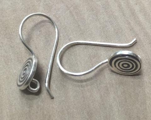 THAI KAREN HILL TRIBE TOGGLES AND FINDINGS SILVER TG174 