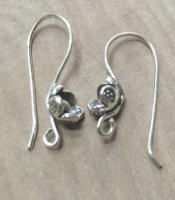 THAI KAREN HILL TRIBE TOGGLES AND FINDINGS SILVER TG179 