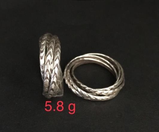Thai Karen Hill Tribe Silver Ring 20RR027